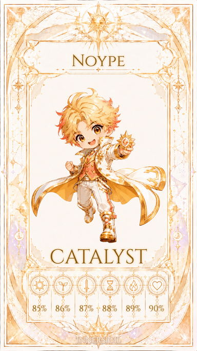 The Radiant Catalyst tarot card